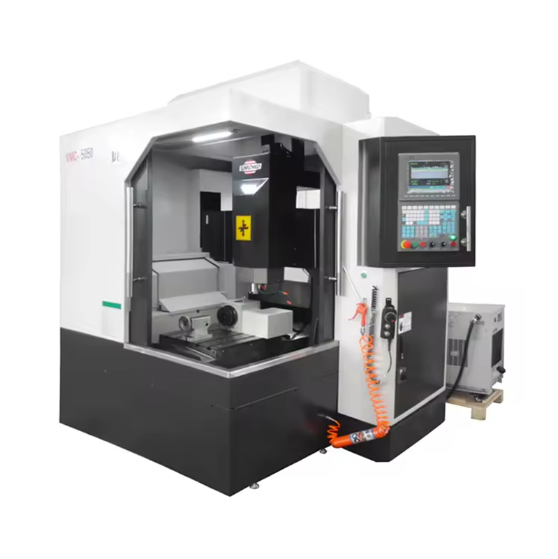 Fresadora de grabado CNC DX-5050 de 3 ejes y 4 ejes y 5 ejes