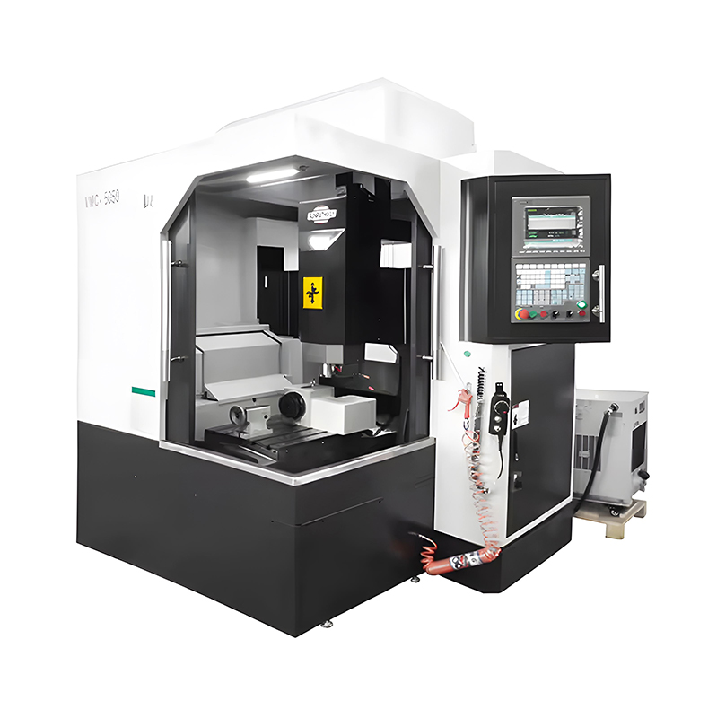 Fresadora de grabado CNC DX-5050 de 3 ejes y 4 ejes y 5 ejes